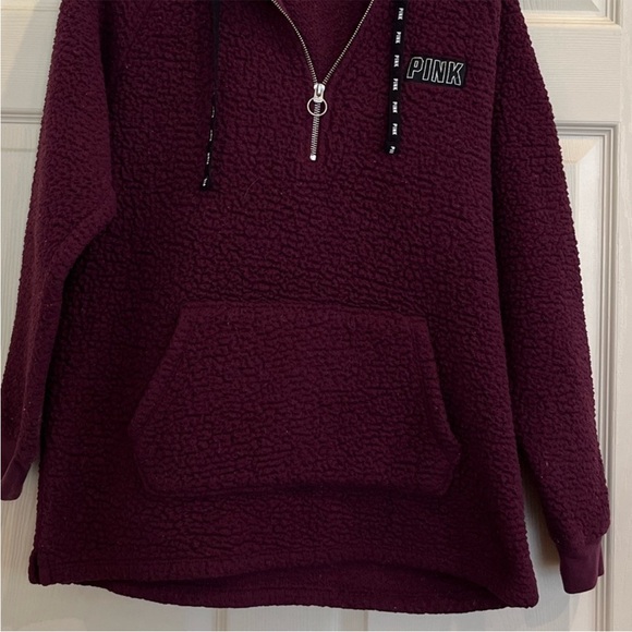 VICTORIA SECRET/PINK Sherpa hoodie - Picture 3 of 6